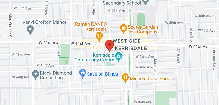 map of 1004 2189 W 42ND AVENUE